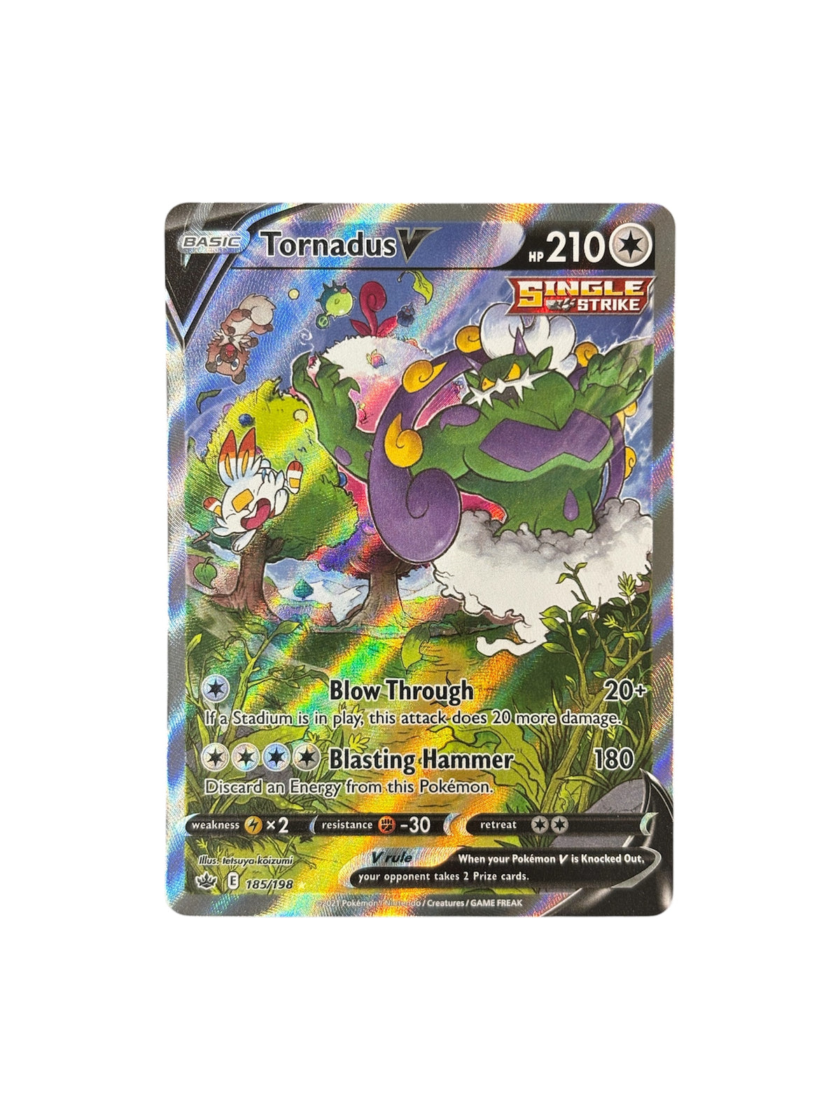 Tornadus V (Alternate Full Art): Chilling Reign NM/M (1)