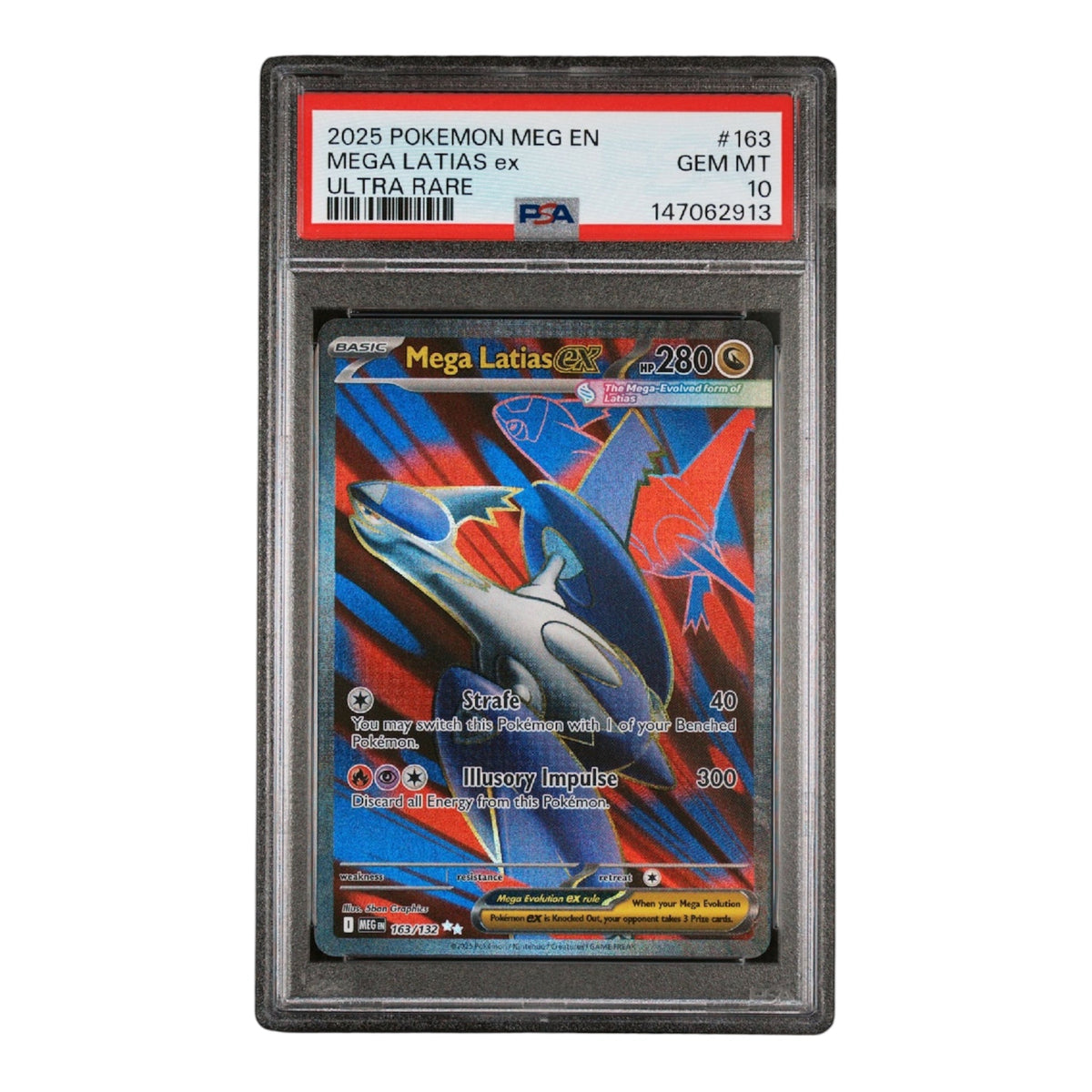 Mega Latias Ex Mega Evolution PSA 10
