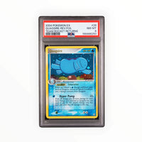 Pokemon Quagsire Reverse Foil #26 2004 EX Team Rocket Returns PSA 8