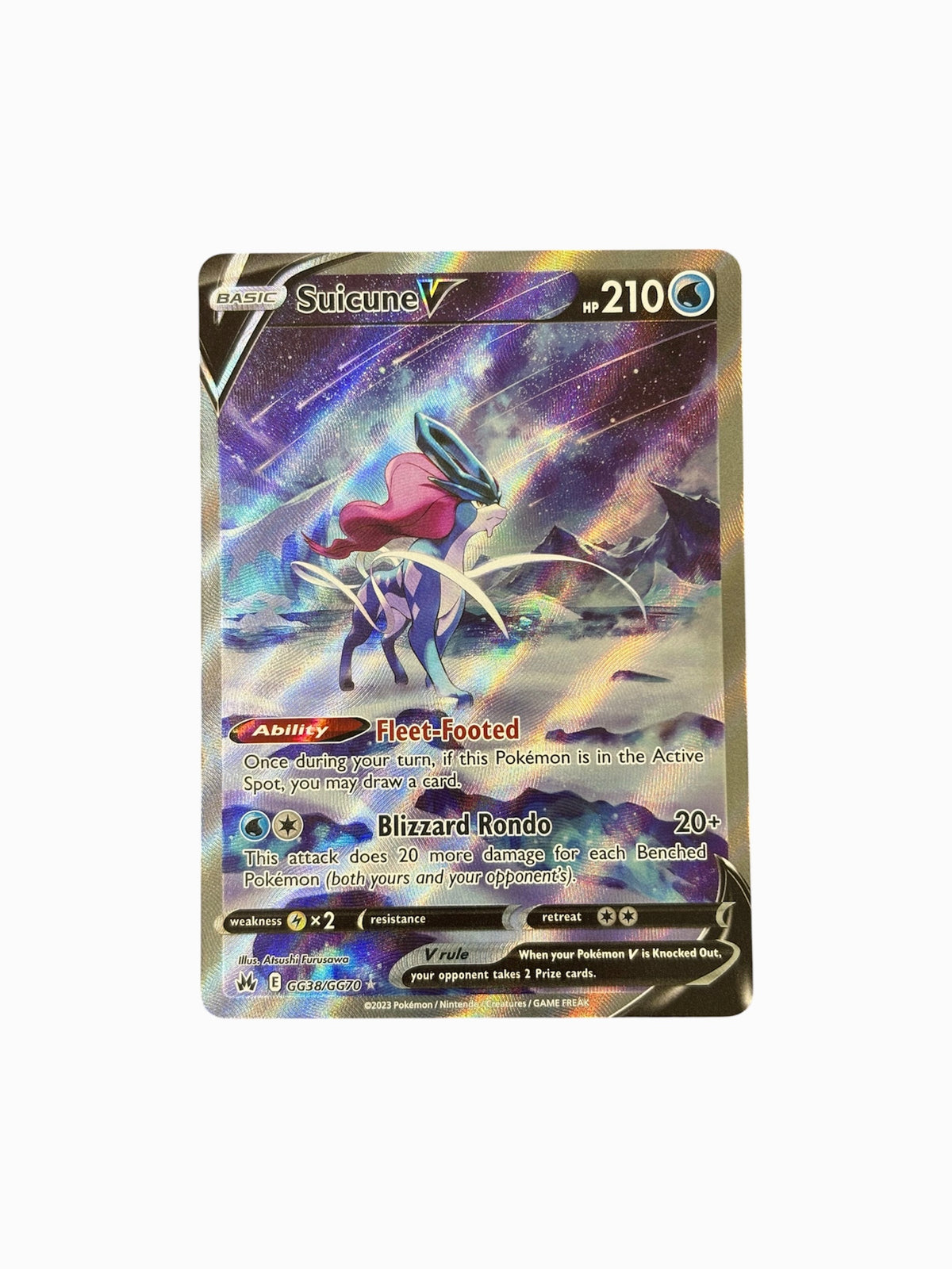 Suicune V - Crown Zenith: Galarian Gallery (1) NM/M
