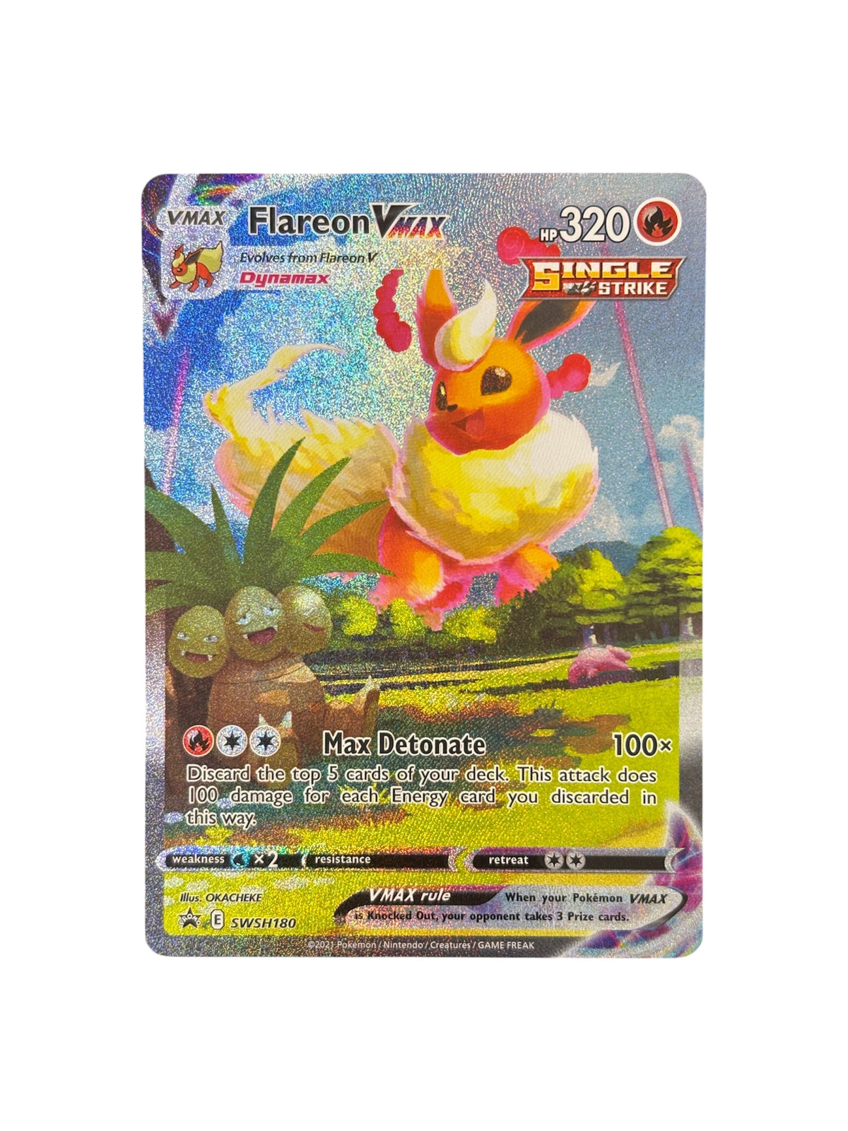 Flareon VMAX - SWSH180: Sword & Shield Promo Card NM/M