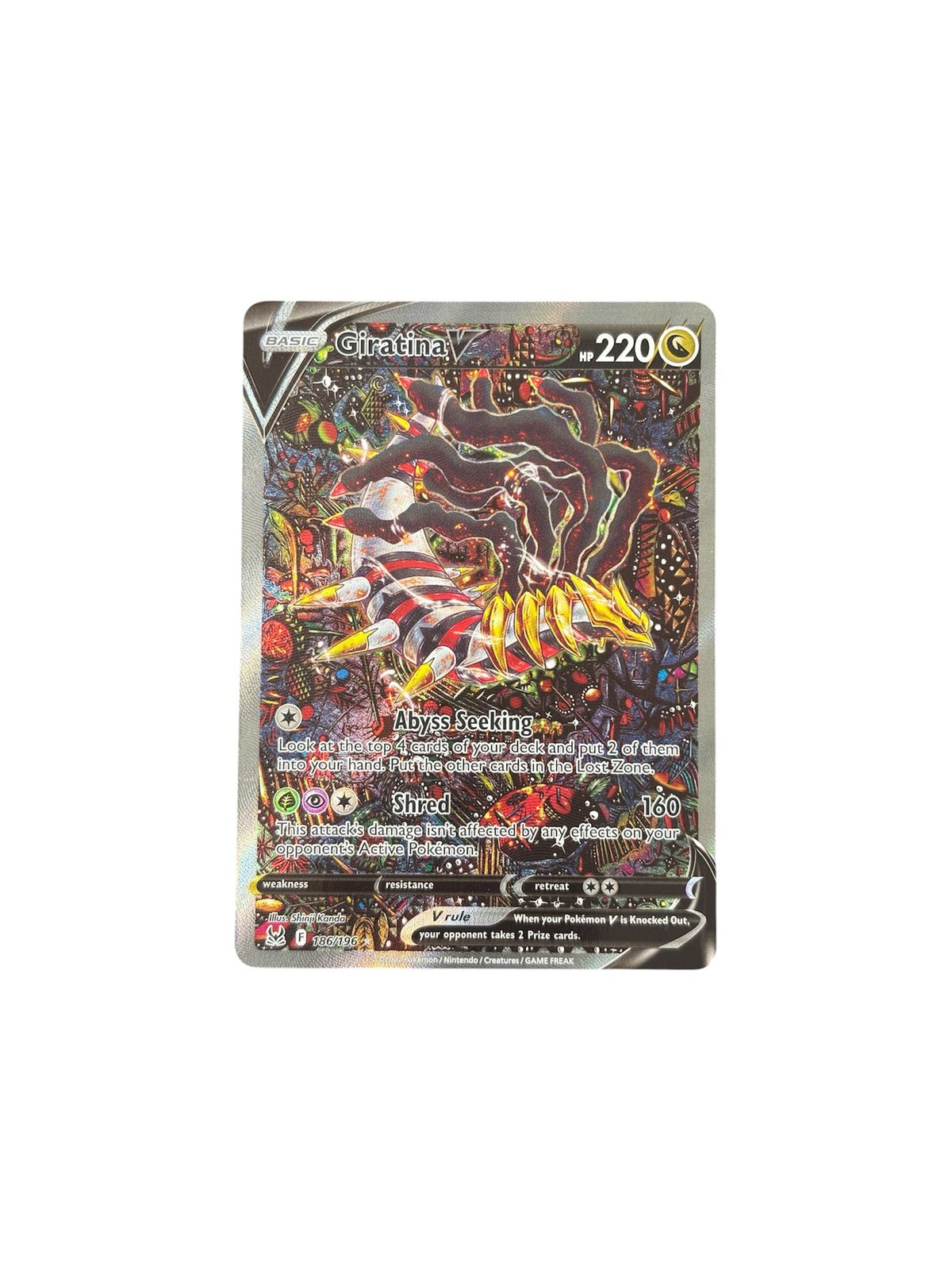 Giratina V (Alternate Full Art): Lost Origin NM/M