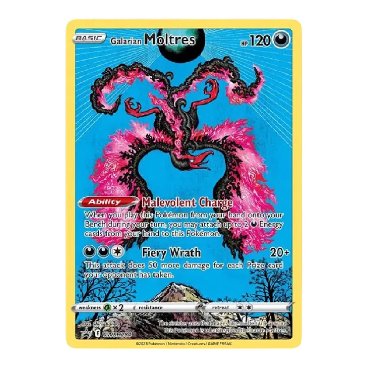 Galarian Moltres SWSH284 Promo