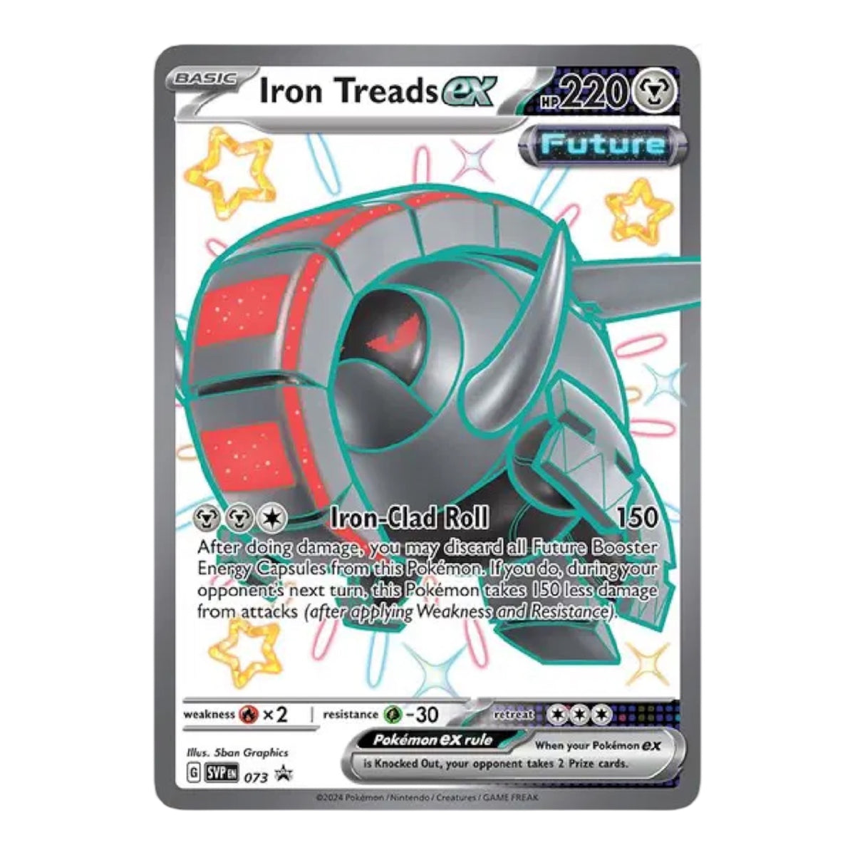 Iron Treads Ex Black Star Promo 073