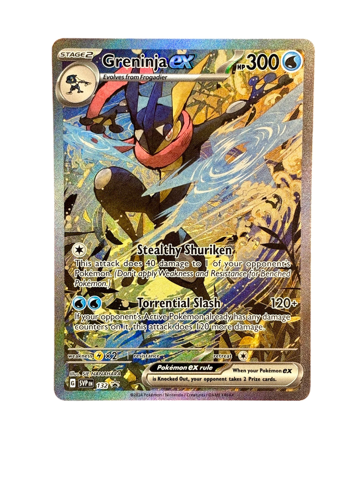 Pokemon Greninja ex - 132: Scarlet & Violet Promo Card (NM/M)